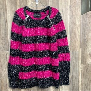 MAISON SCOTCH Striped Knit Sweater M